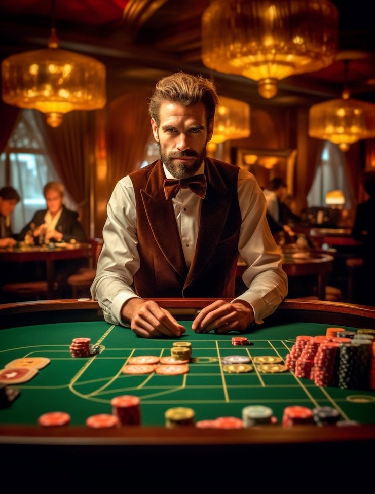 Sic Bo dice table layout with betting areas